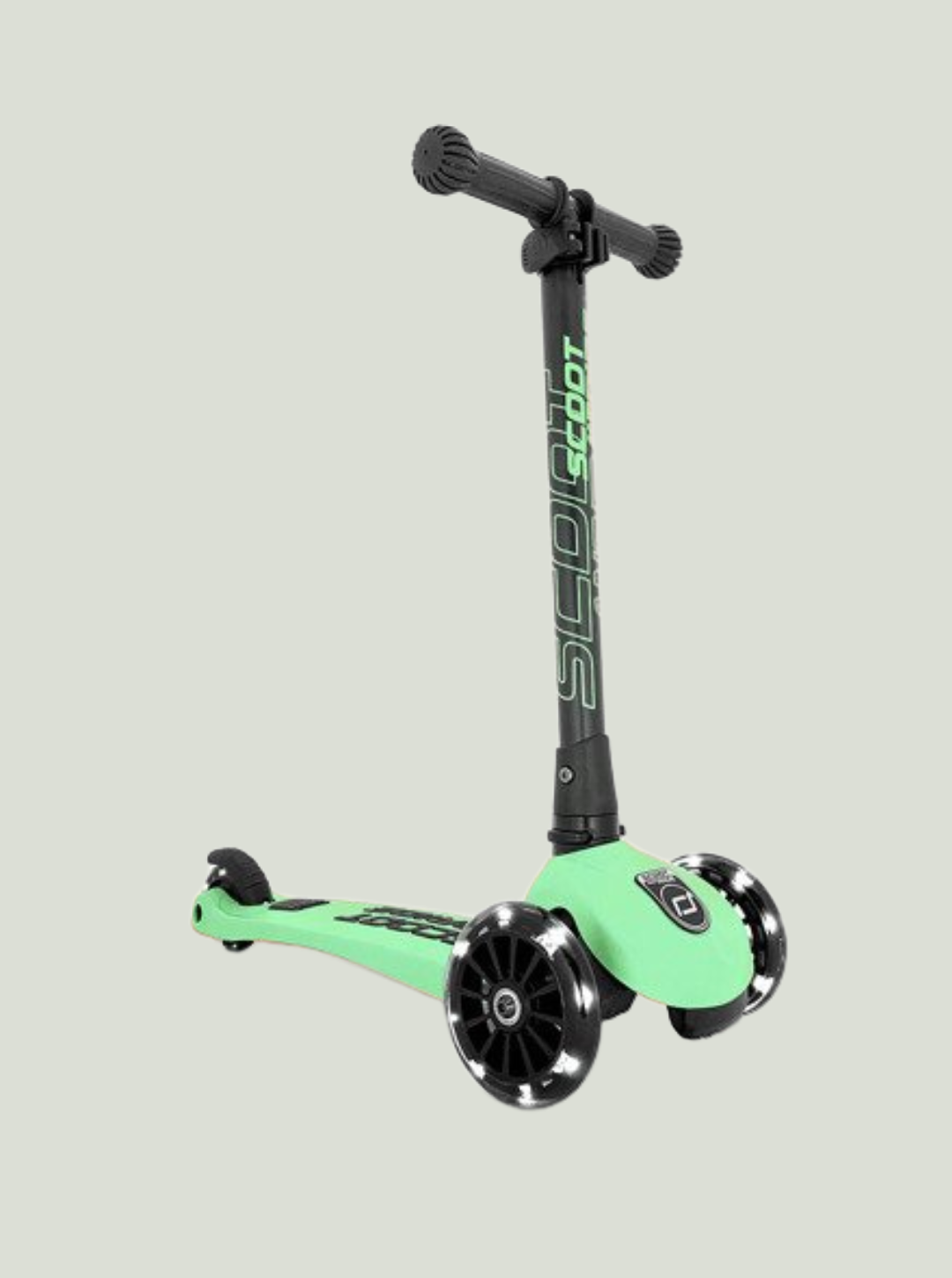 SCOOT & RIDE Highwaykick 3 LED Hulajnoga składana ze świecącymi kółkami 3+ Kiwi