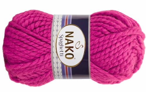 WŁÓCZKA NAKO Spaghetti kol. 5571 fuksja