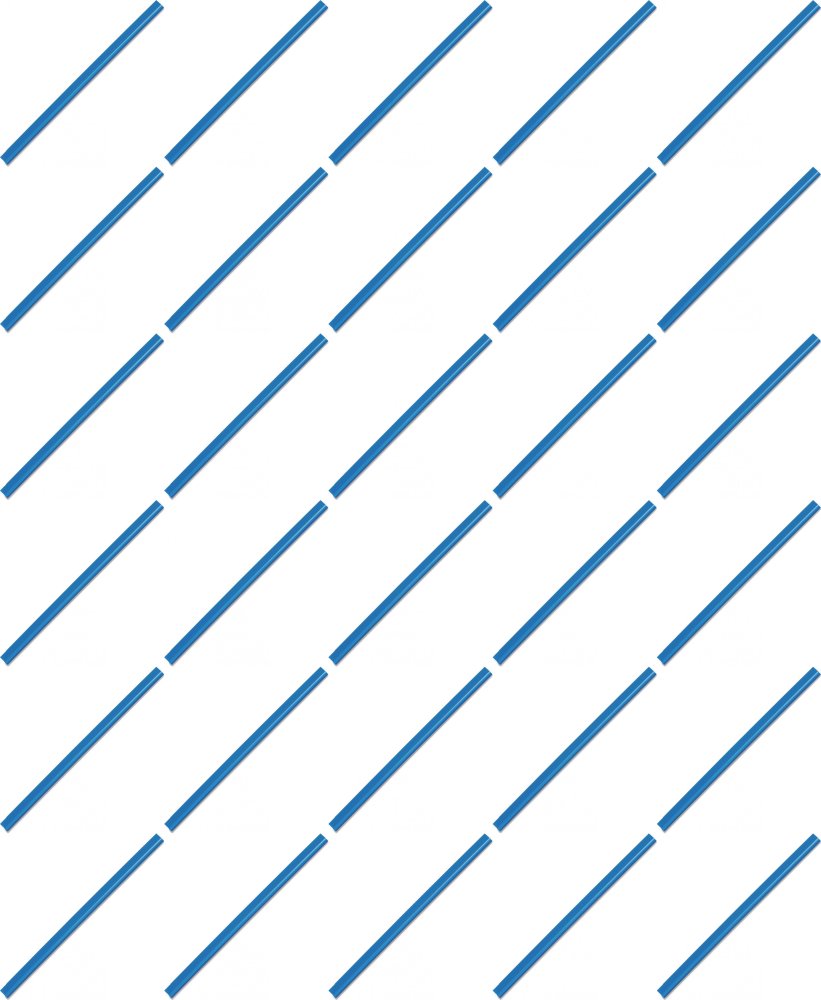 60x Listwa wsuwana Durable, 3mm, do 30 kartek, 1 sztuka niebieski