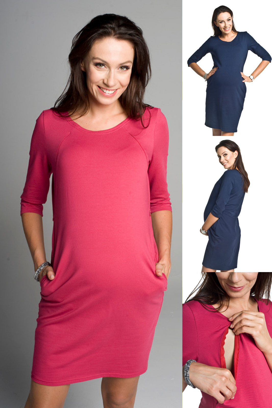 Sukienka ciążowa i do karmienia Dinky DR