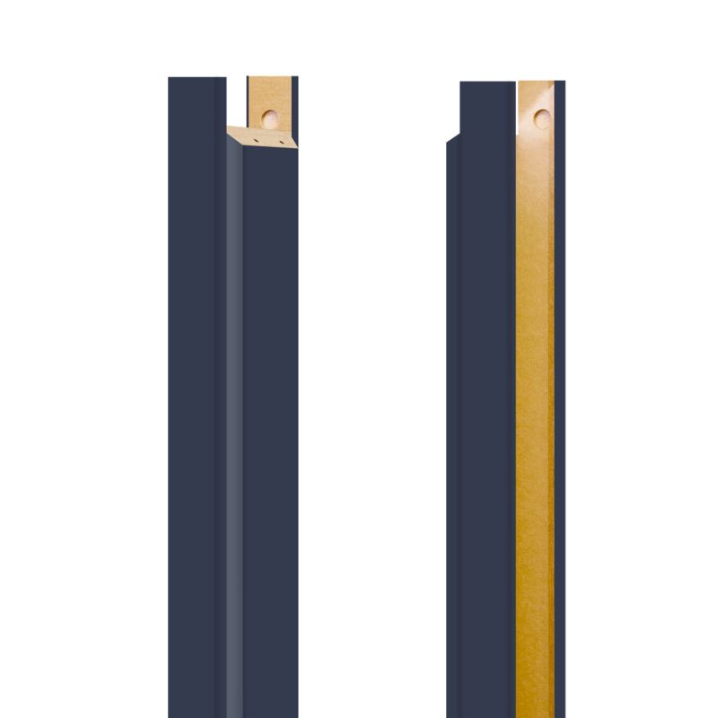 Baza ościeżnicy regulowana Fortia 155-175 mm 8 cm 90 stopni prawa do drzwi bezprzylgowych granatowa