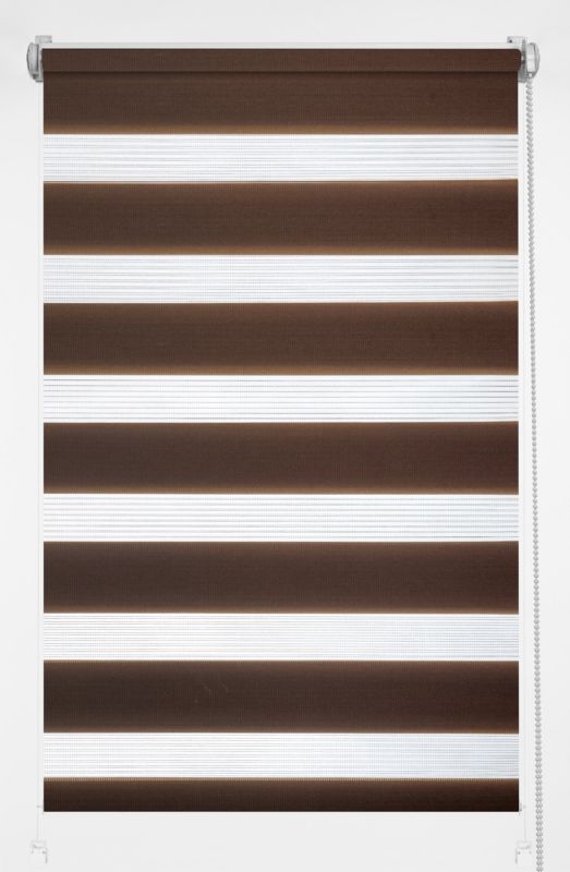 Roleta Dzień i Noc DECORI 105X150 06 brązowa , 1szt.