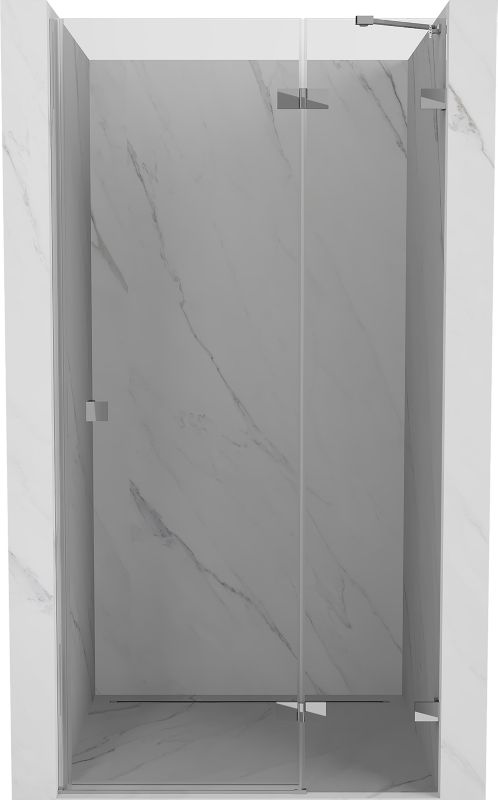 Drzwi prysznicowe uchylne Mexen Lunar chrom transparent 125x200 cm 1 szt.