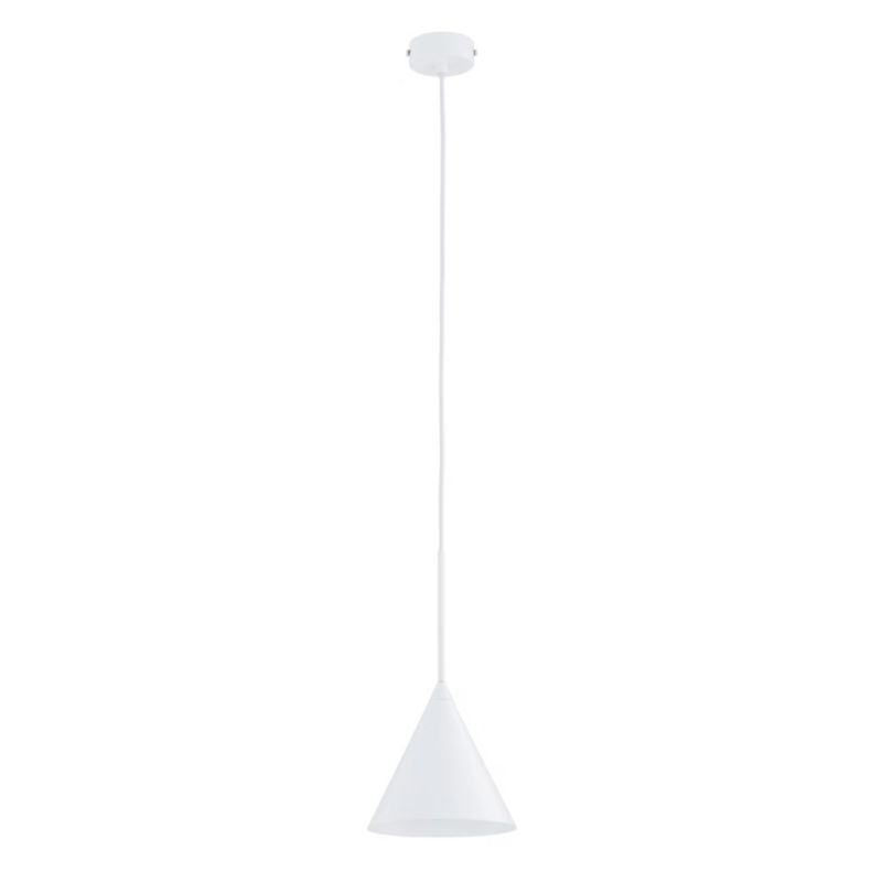Lampa wisząca Alfa Fabo biała minimalistyczna 1xE27 x 15W 1 szt.