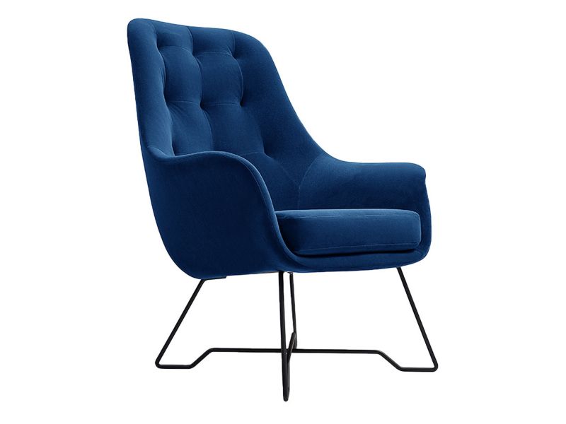 Fotel MIRJAN 24 Ezo atramentowy 1 szt.