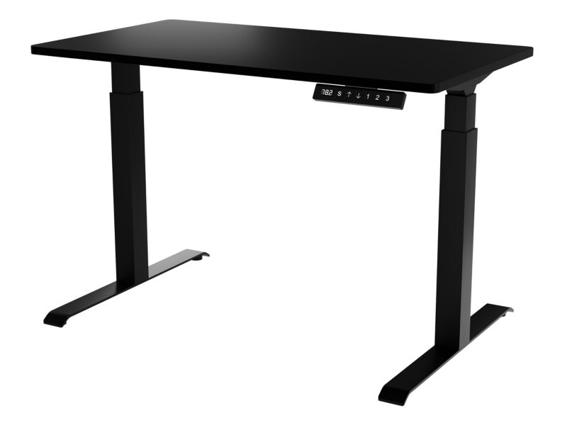 Biurko MIRJAN 24 z regulacją wysokości Moon 121 czarny 1 szt.