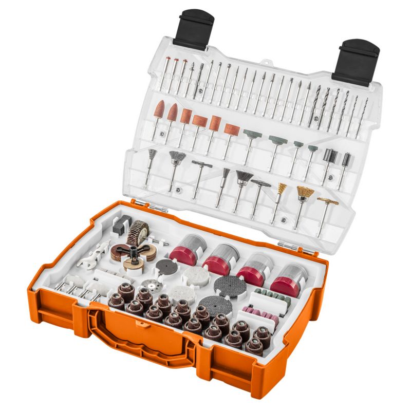 Akcesoria do miniszlifierki NEO TOOLS, zestaw 286 szt. 1 kpl