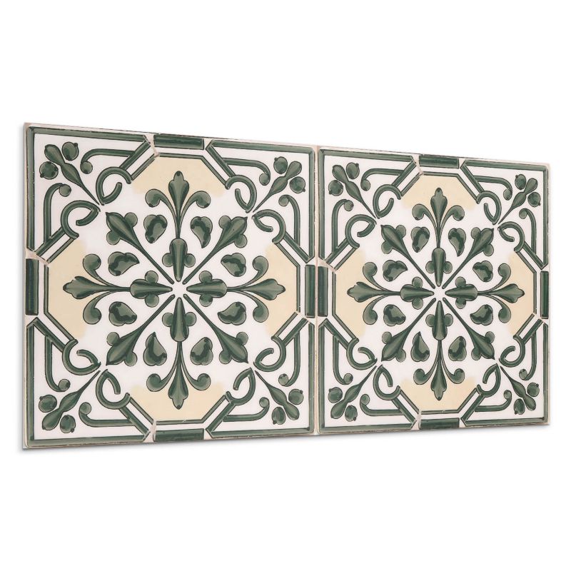 Kafelki samoprzylepne Wallfluent 40x20 cm Motyw botaniczny na płytce 10 szt.