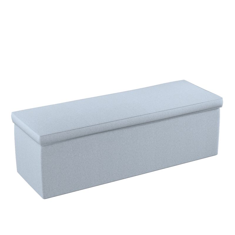 Skrzynia tapicerowana Dekoria 90 x 40 x 40 cm błękitny melanż 1 szt.