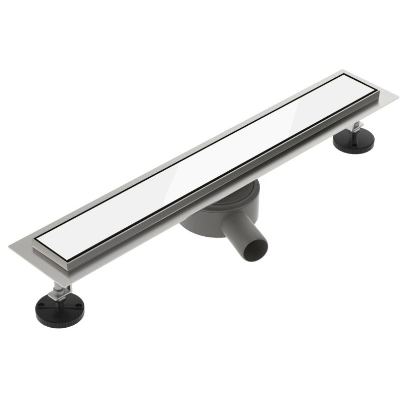 Odpływ liniowy obrotowy SEVANTE z maskownicą WK040 120 cm inox FLAT 1szt.