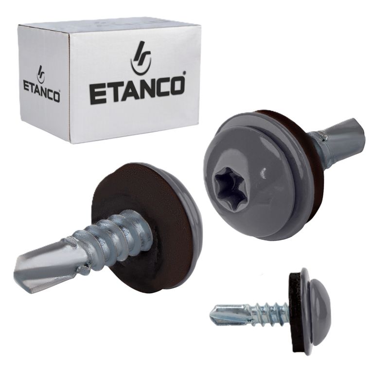 Wkręty samowiercące Etanco GT3 PH Z14 Lakierowane RAL 7024 4,8x19 mm 250szt