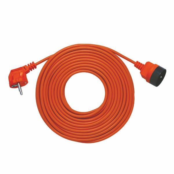 Przedłużacz ELGOTECH ogrodowy 1-gniazdowy b/u 25m OMY 2x1 pomarańczowy PK-1025 1szt.