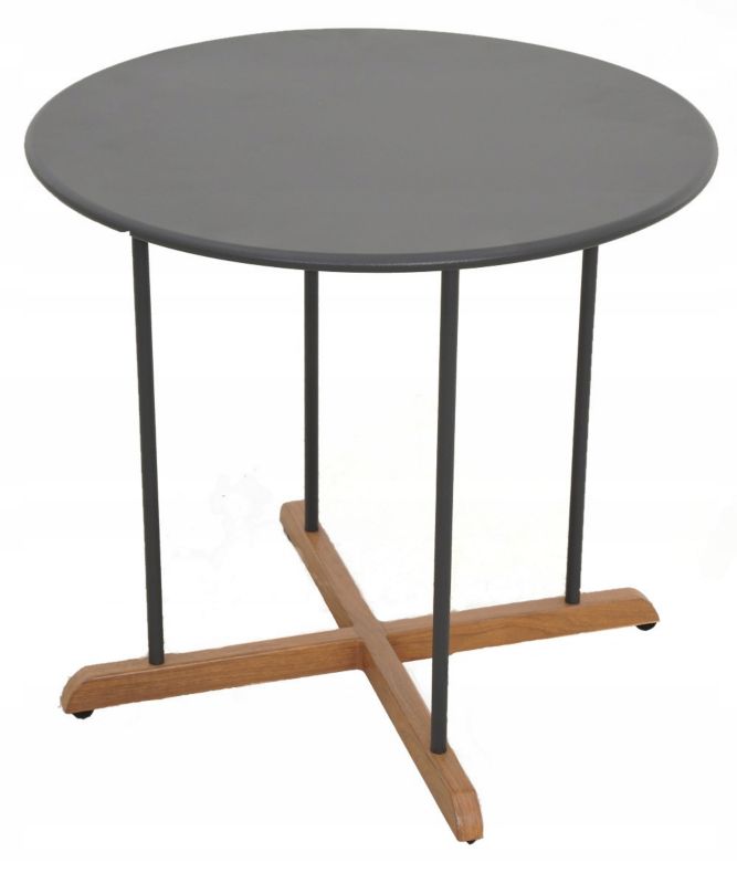 Stół Ogrodowy Focus Garden Stolik Kawowy RONDA na Taras Balkon Okrągły tarasowy 50cm 1 szt