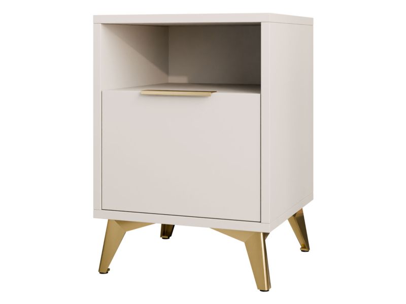 Szafka nocna MIRJAN 24 Xylix 1SZ beż piaskowy 1 szt.