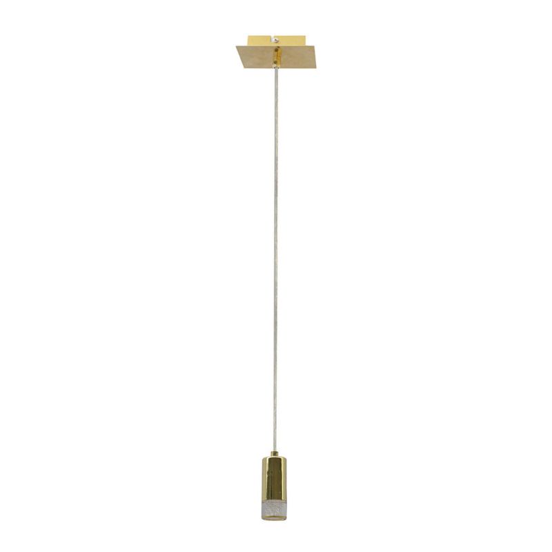 Lampa wisząca Italux Mentin złota wym: 120 x 7 x 7 cm 1xwbudowany LED x 5W 1 szt.