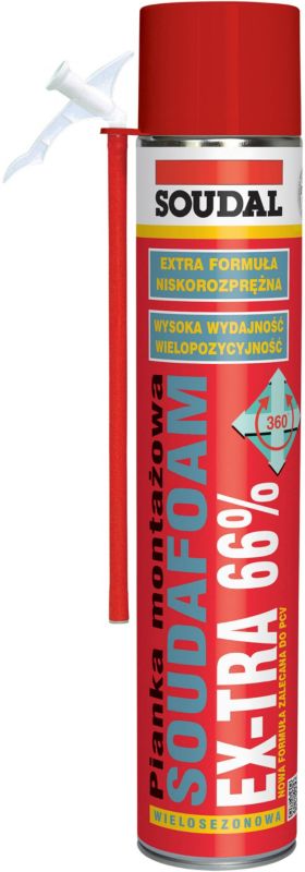 Pianka montażowa Soudal Extra 66 750 ml