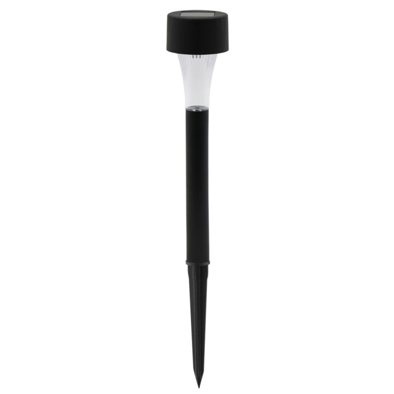 Lampa solarna wbijana czarna 10 szt.