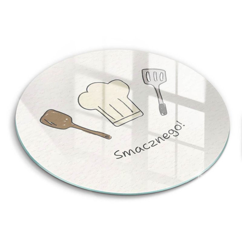 Szklana deska do krojenia Wallfluent fi40 cm Smakuj każdą chwilę 1 szt.