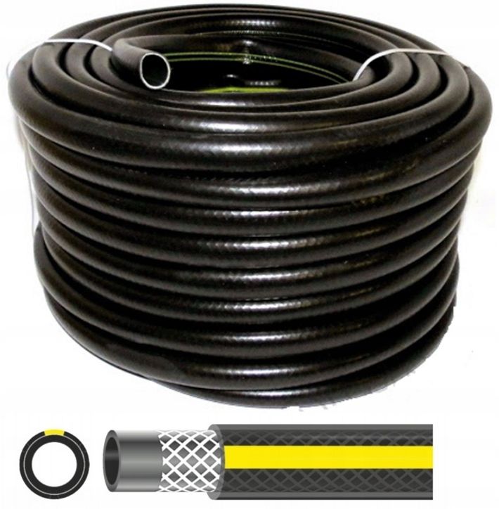 Wąż FEINZ Ogrodowy Wzmocniony Czarny 3/4' - 50M Lux 1 szt.
