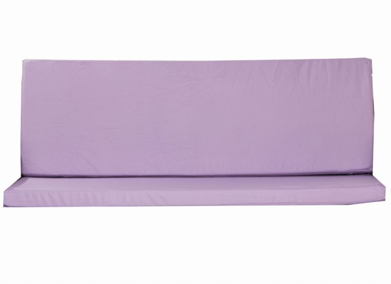 Poduszka ogrodowa na huśtawkę 3-osobową, Setgarden, 160x60x50cm, fioletowa poduszka ogrdowa na ławkę zdejmowany pokrowiec, 1szt