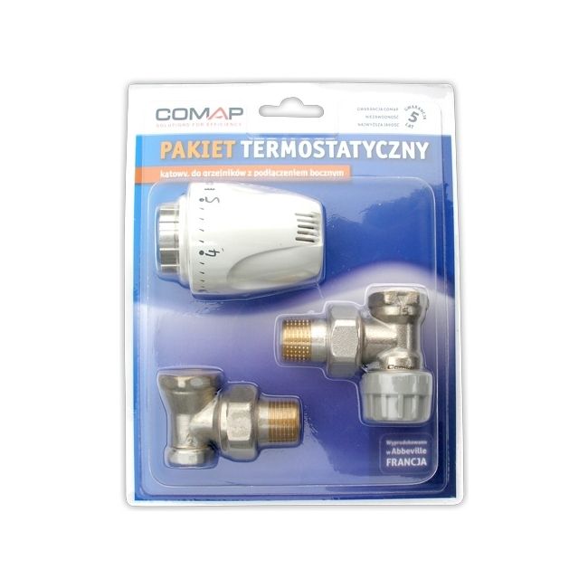 Pakiet termostatyczny Comap kątowy