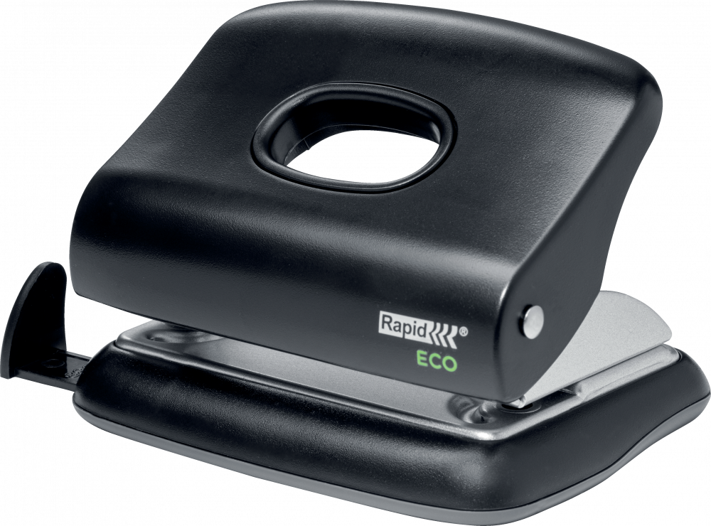 Dziurkacz Rapid Eco, do 20 kartek, czarny