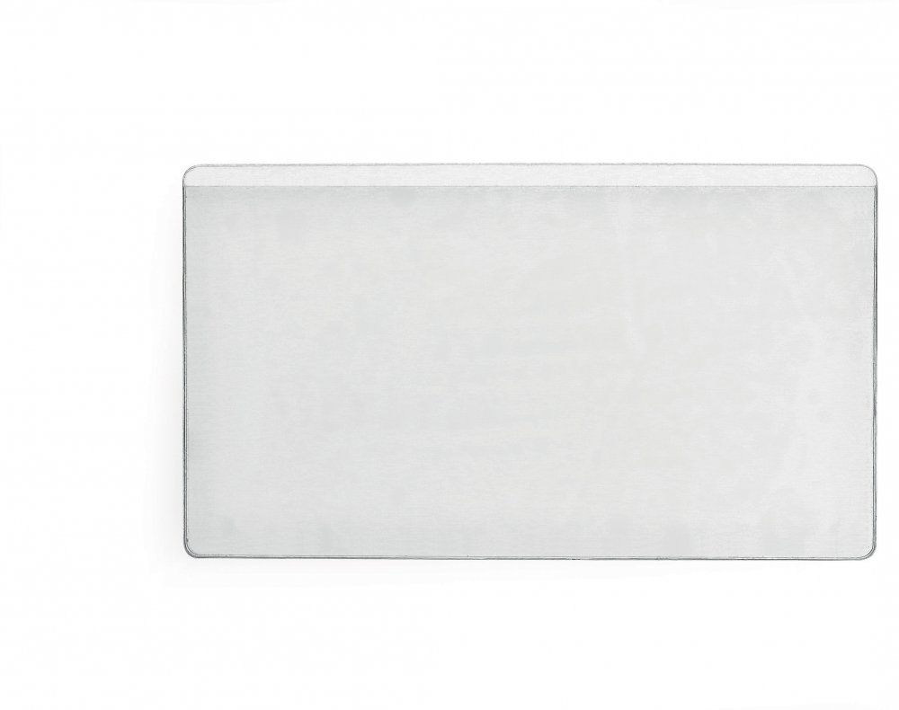 Kieszeń samoprzylepna Durable Pocketfix, 101x61mm, 100 sztuk, transparentny