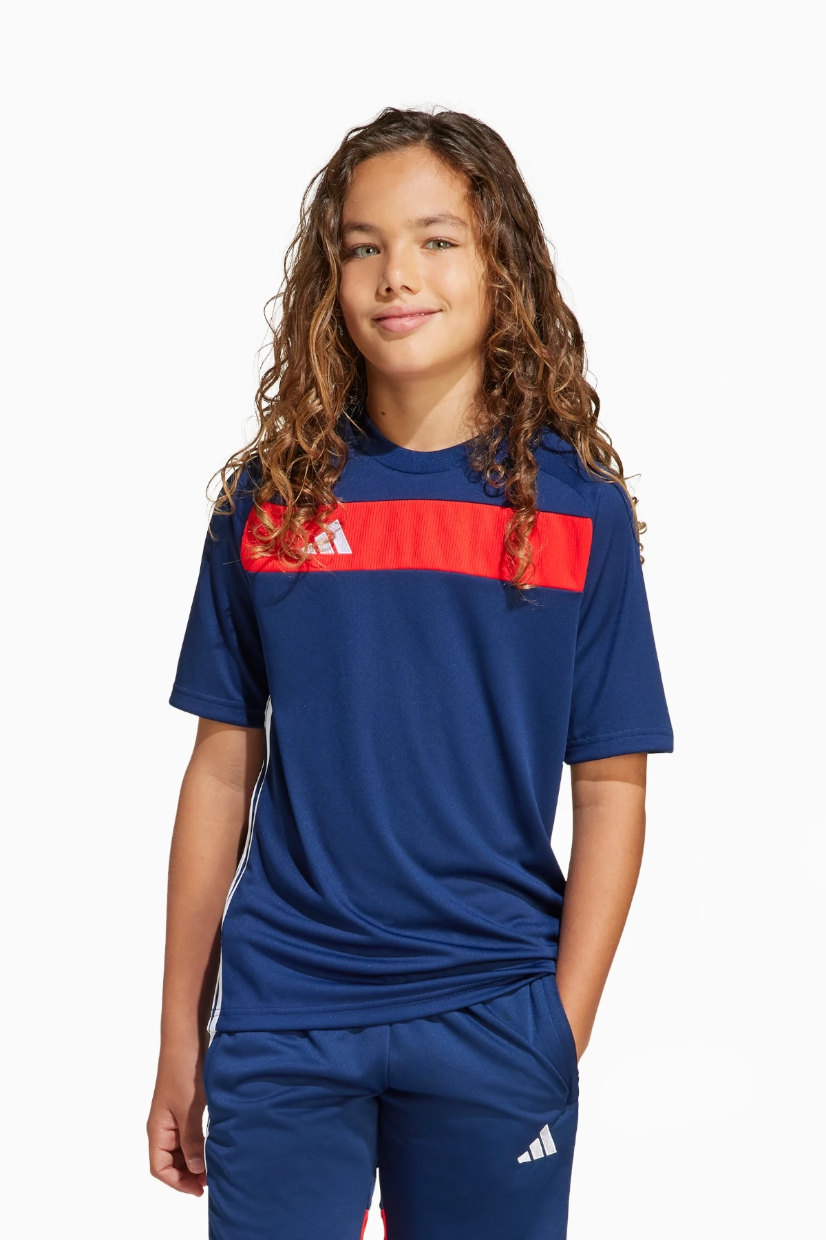 Koszulka adidas Tiro 25 Essentials Junior - Granatowy