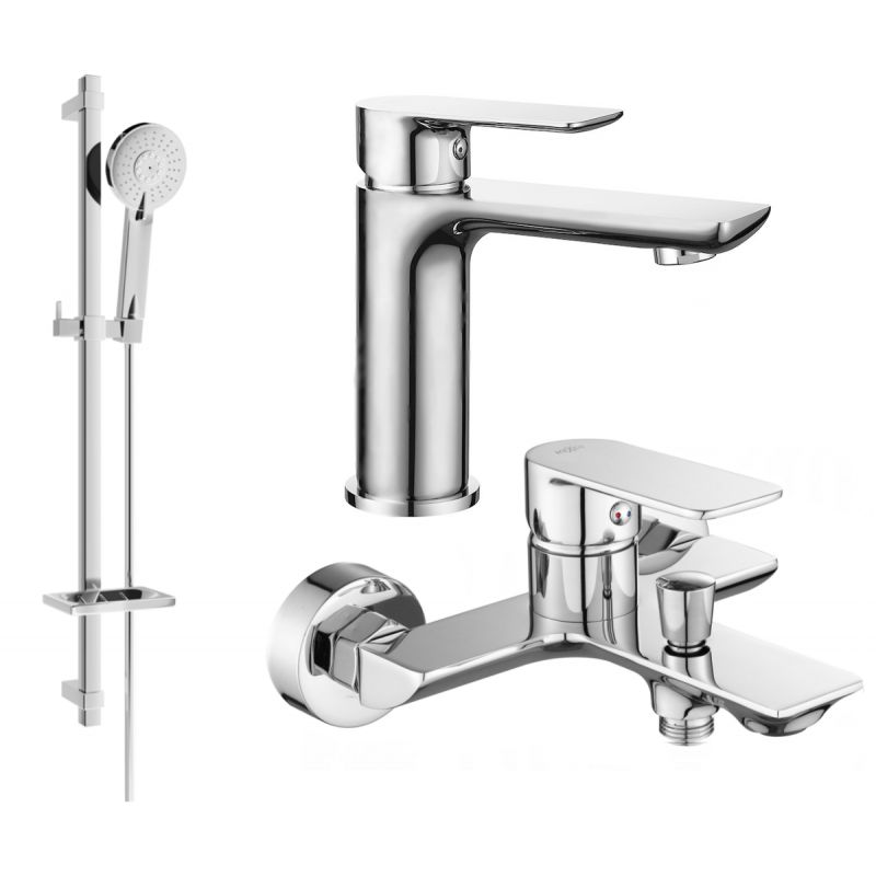 Zestaw wannowy Mexen Alfa chrom 745703DQ40-00 1 szt.