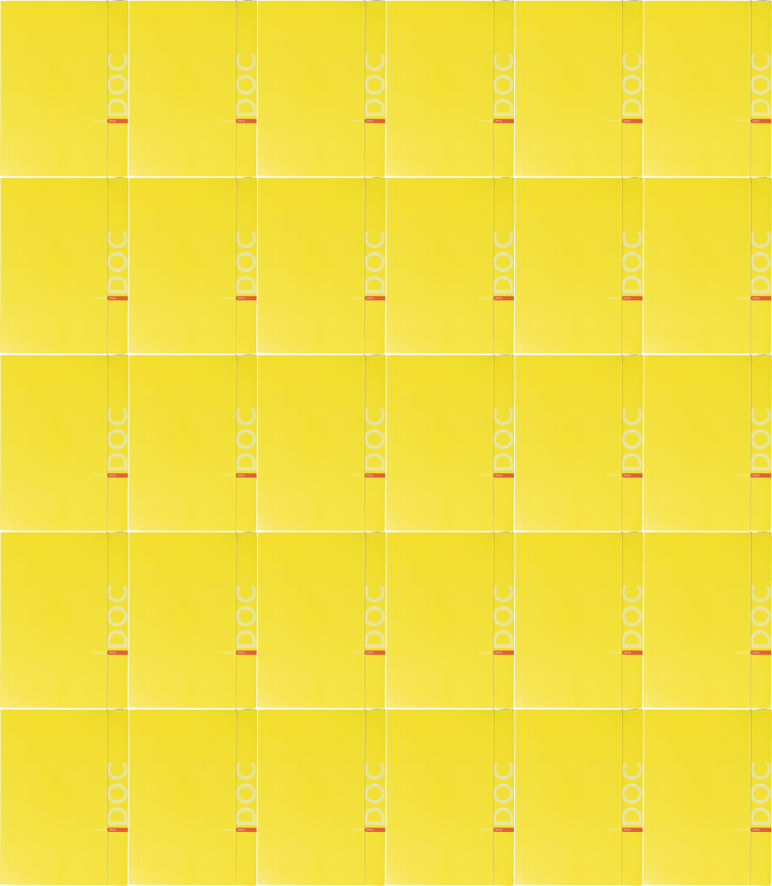 100x Teczka kartonowa z gumką Barbara Fluo, A4, 350g, żółty