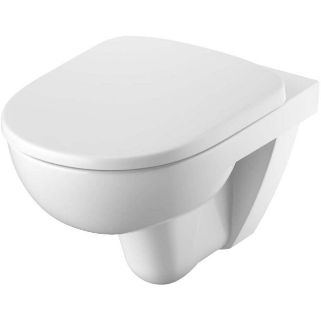 GEBERIT Miska WC podwieszana SELNOVA lejowa Rimfree 35x53cm bez deski