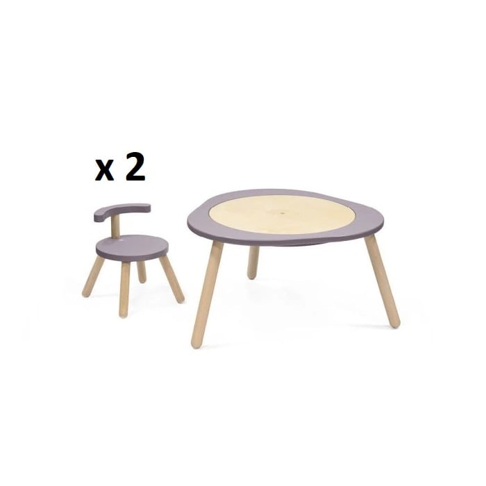 Stokke MuTable V2 - stolik + dwa krzesełka-Lilac