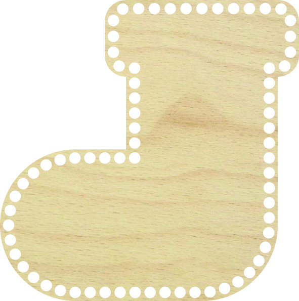 Baza dno koszyka skarpeta do makramy prezent święta 21cm, 8mm