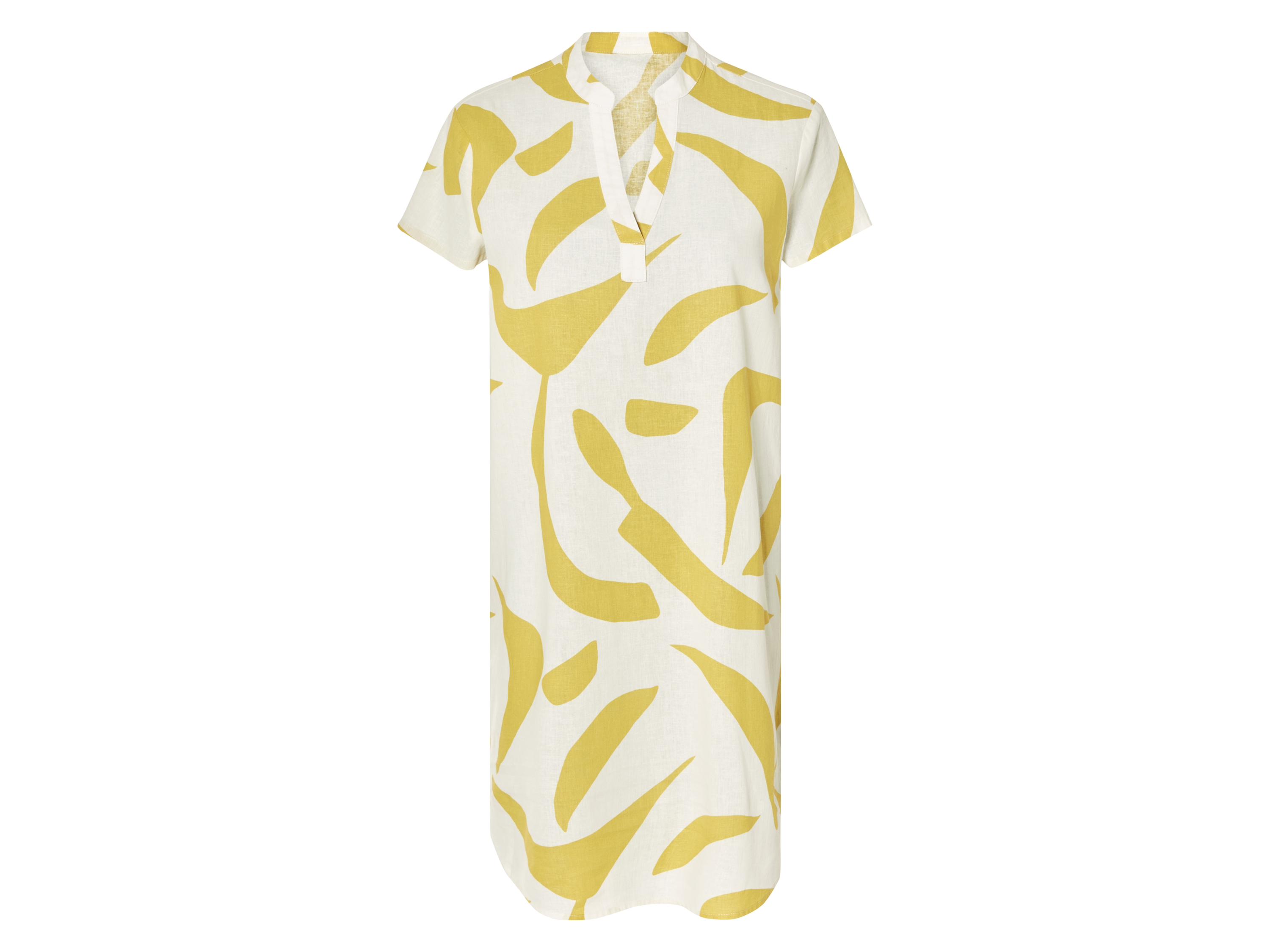 esmara Tunika damska z lnem i bawełną Biały, 44