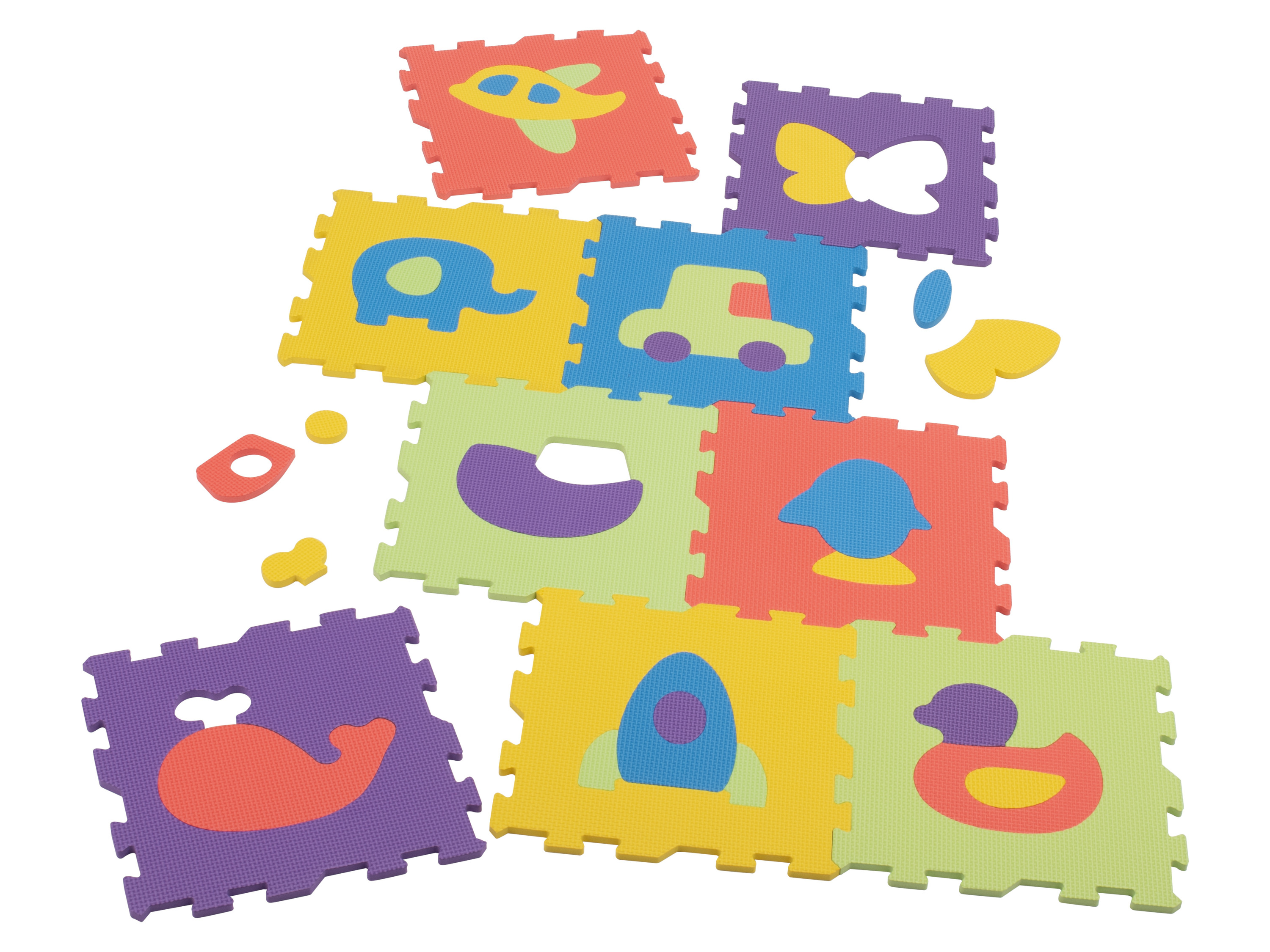 lupilu Maty puzzlowe Zwierzęta i pojazdy