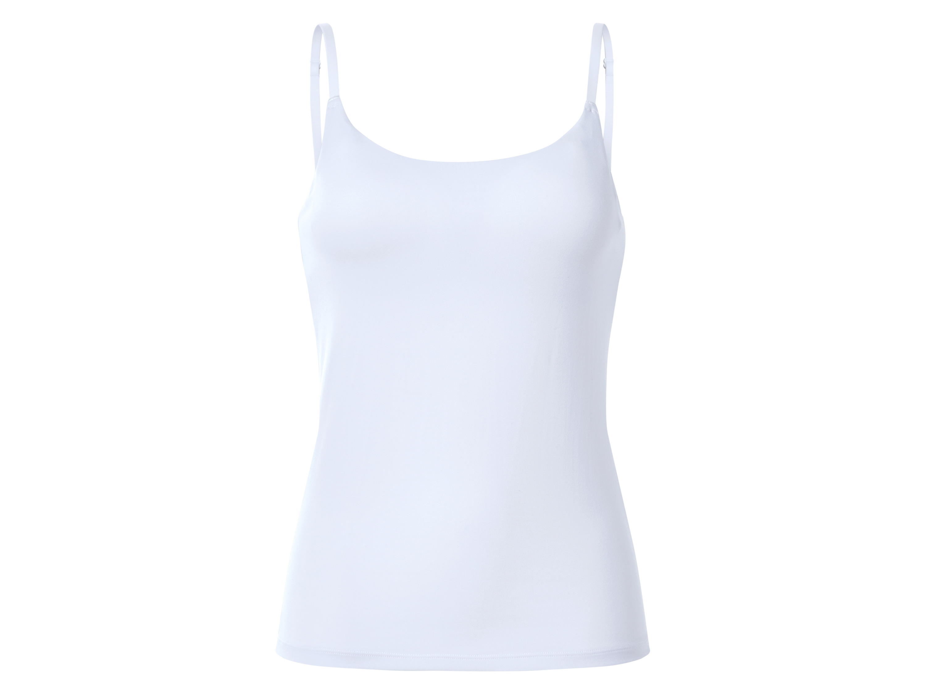 esmara Top z biustonoszem Biały, L44/46