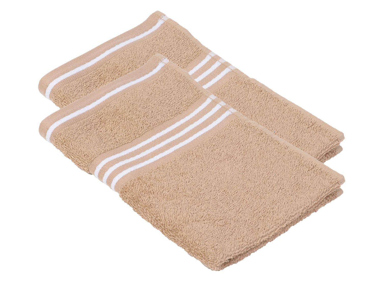 Komplet 2 ręczników Gözze Rio, 30 x 50 cm Piaskowy