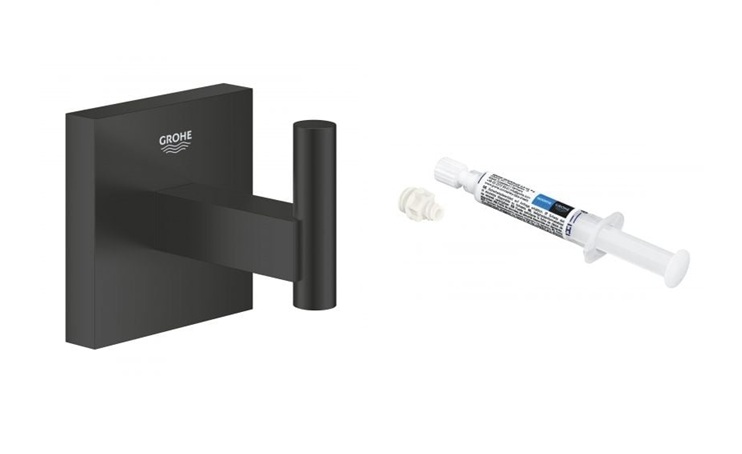 Darmowa Dostawa - Wieszak stojący czarny Grohe Start Cube abset11005