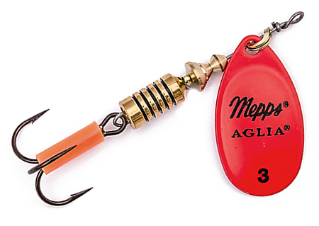 Mepps błystka AGLIA FLUO CZERWONA #4