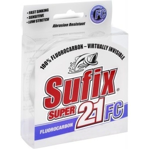 Sufix Fluorocarbon 50m Super 21 - 0,35mm