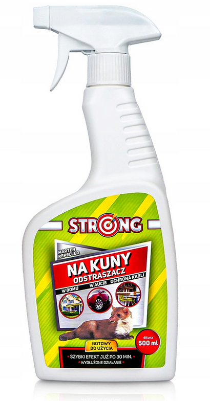 STRONG ODSTRASZACZ NA KUNY DO SAMOCHODU I DOMU 500ML - Petrostar