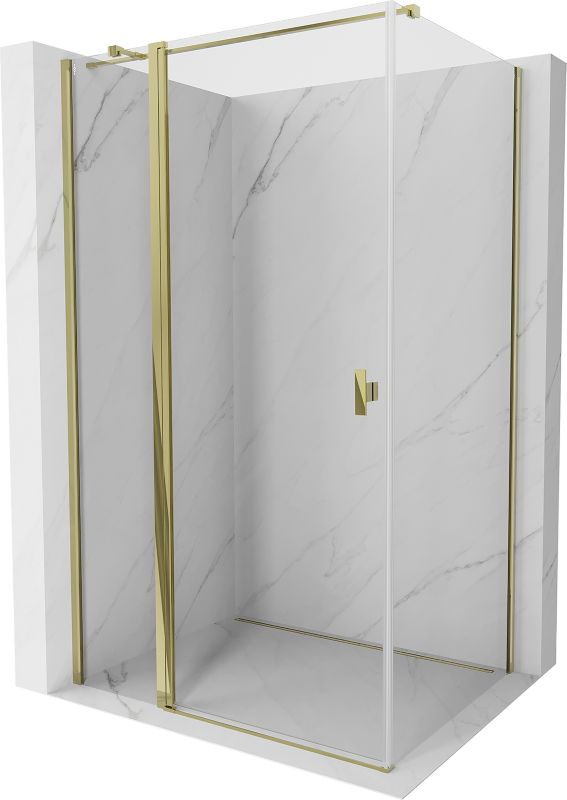 Kabina prysznicowa Mexen Mist T złota transparentna 85x95 cm 1 szt.