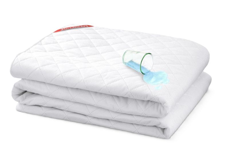 Nakładka na materac Aio Factory premium wodoodporna pikowana ultradźwiękowo biała 90x200 cm 1szt