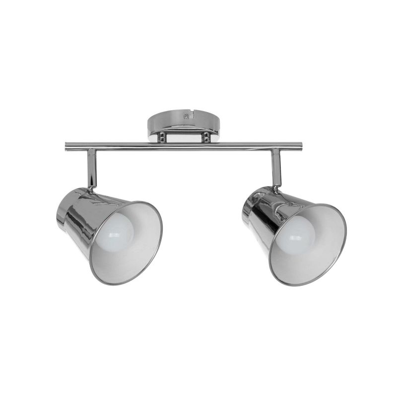 Lampa Sufitowa SPOT Light 2xE27 Max.60W Blask Chromu, Minimalistyczny Design od Polskiego Producenta, 1 szt.
