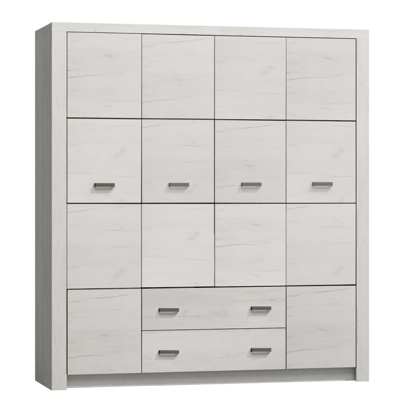 Szafa MIRJAN 24 Indianapolis 18 kraft biały 1 szt.