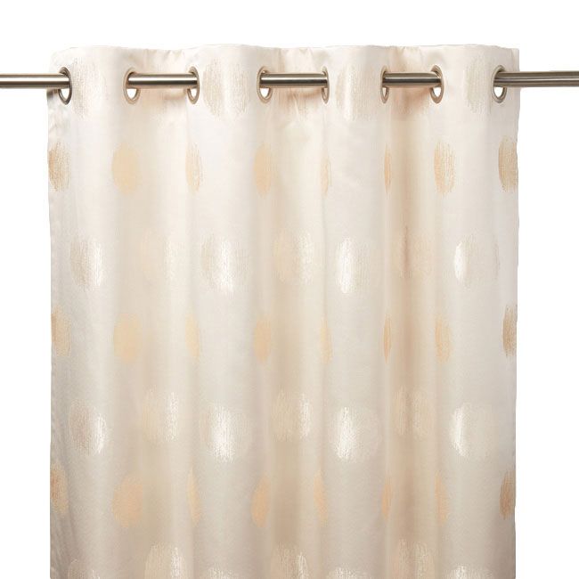 Zasłona GoodHome Kolla 140 x 260 cm kremowa