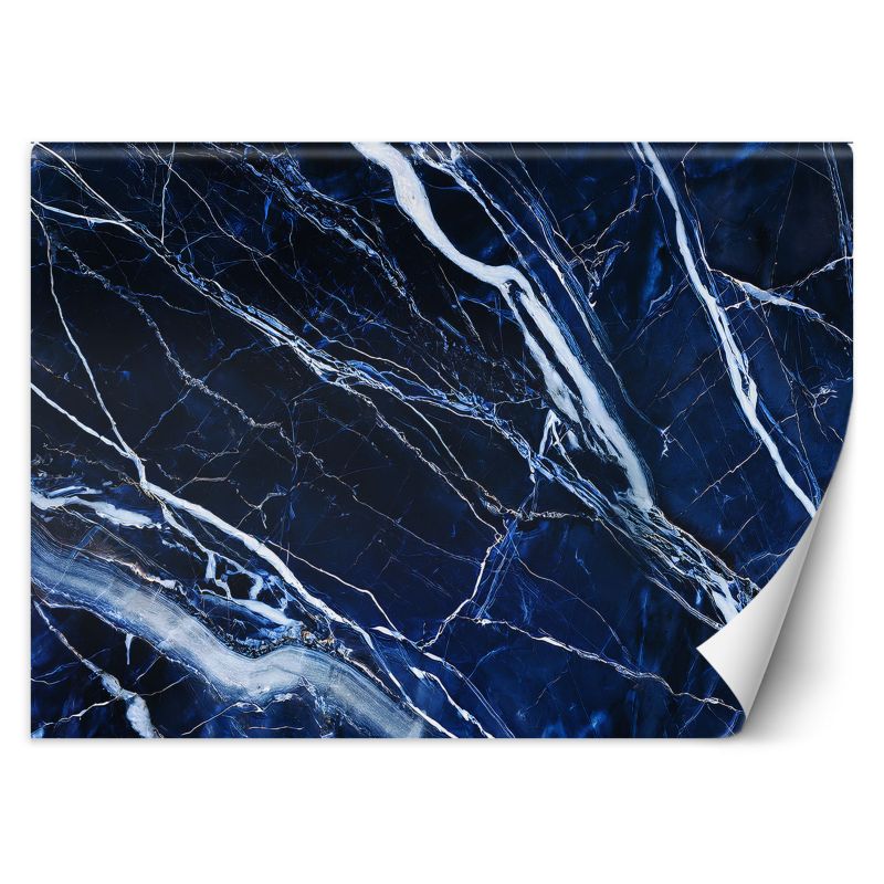 Fototapeta Feeby Niebieski Biały Marmur Tekstura 200x140 1 szt