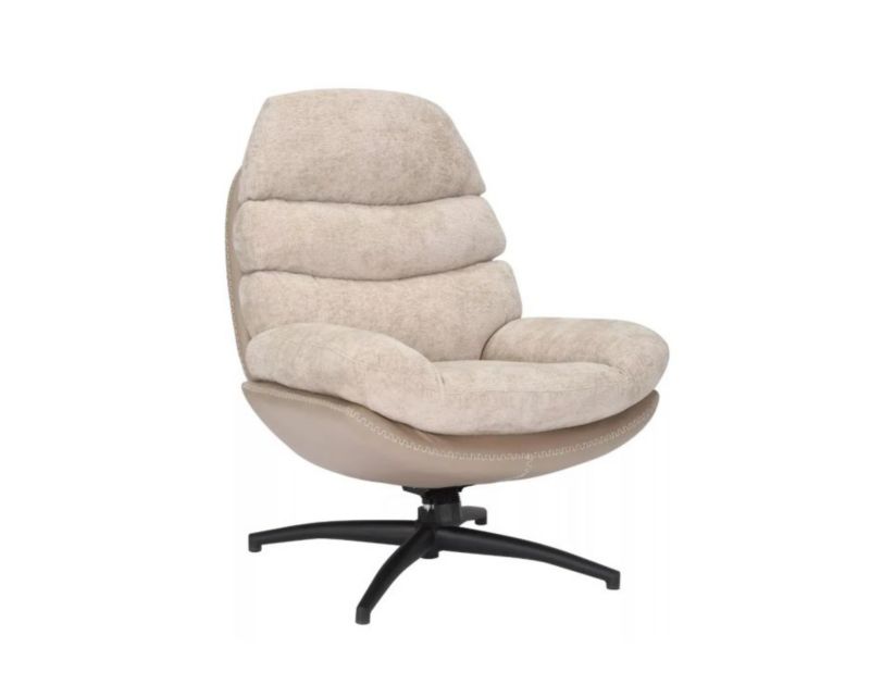Fotel Signal do salonu GISELLE beżowy obrotowy 1 szt