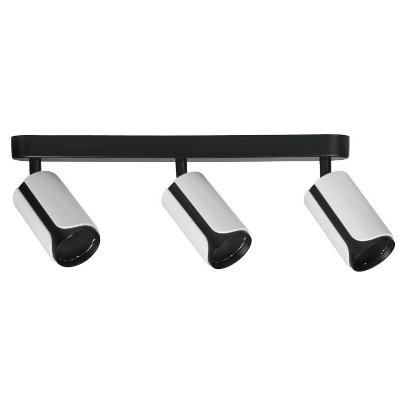 Lampa punktowa 3 x GU10, DPM, biało-czarna, 1szt