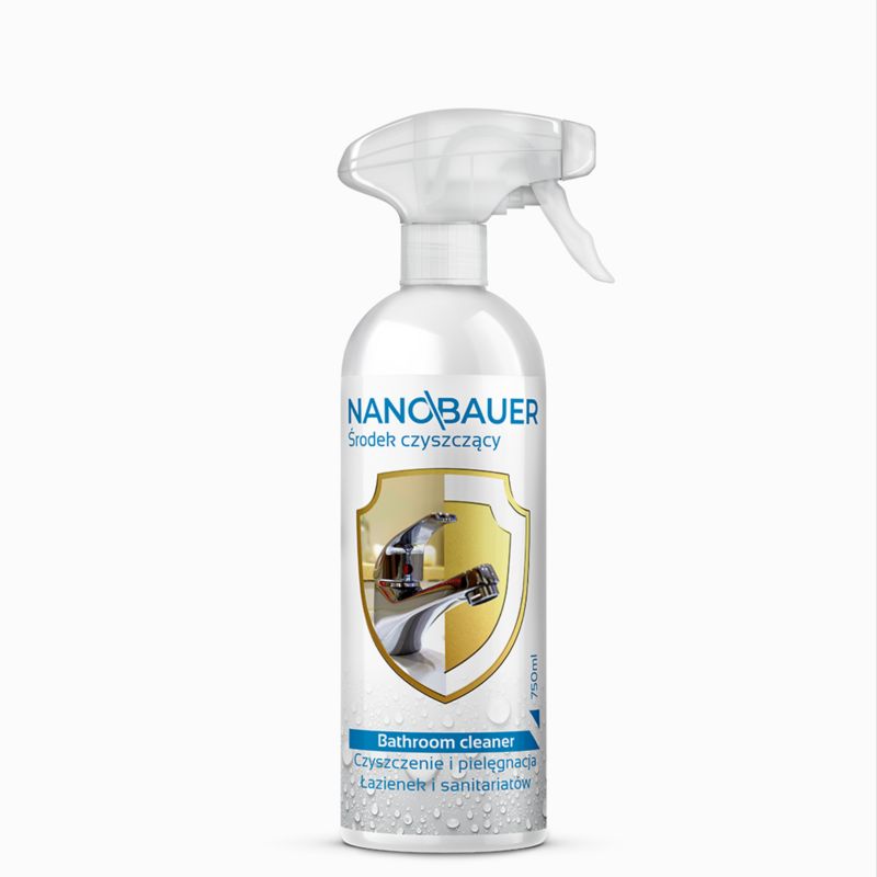 Płyn do mycia łazienki ceramiki kranu Nanobauer 750ml 1 szt